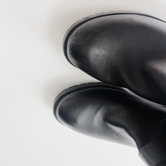 Vegan leather buckle boots - Picture 3 of 4